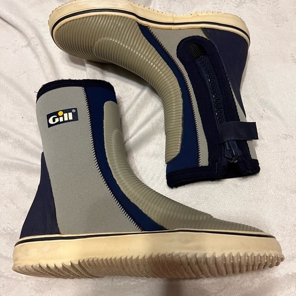 GILL Rubber Sailing Deck Rain Weather Boots 7 - Picture 2 of 14